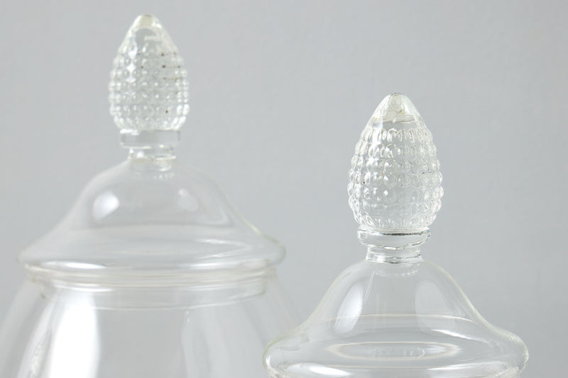 GMC601EC9 etuhome Glass Teardrop Jar Lid Large