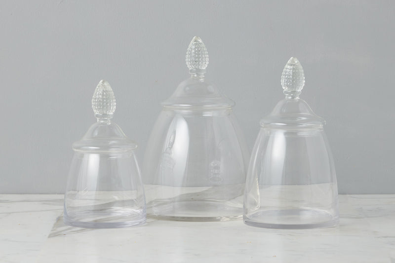 GMC601EC9 etuhome Glass Teardrop Jar Lid Large
