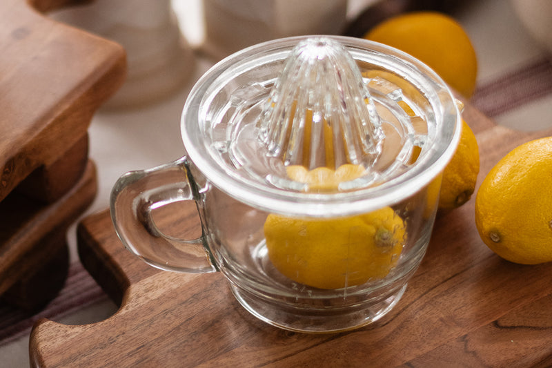 Bistro Glass Citrus Hand Press Juicer