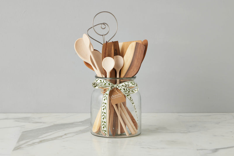 Baker’s Dozen Utensil Set with Mason Jar