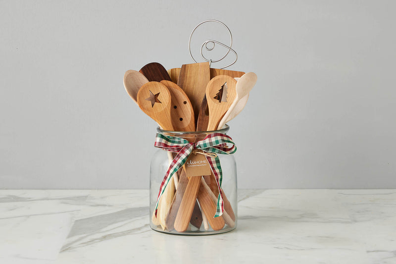Baker’s Dozen Utensil Set with Mason Jar