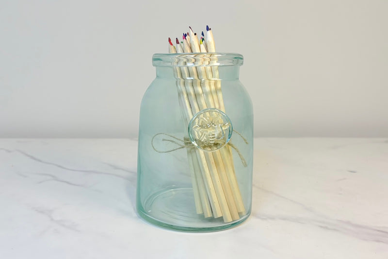 French Bee Mason Jar Vase