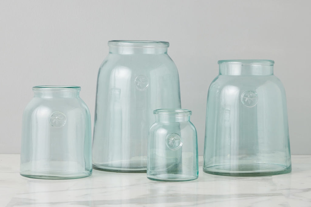 French Bee Mason Jar Vase