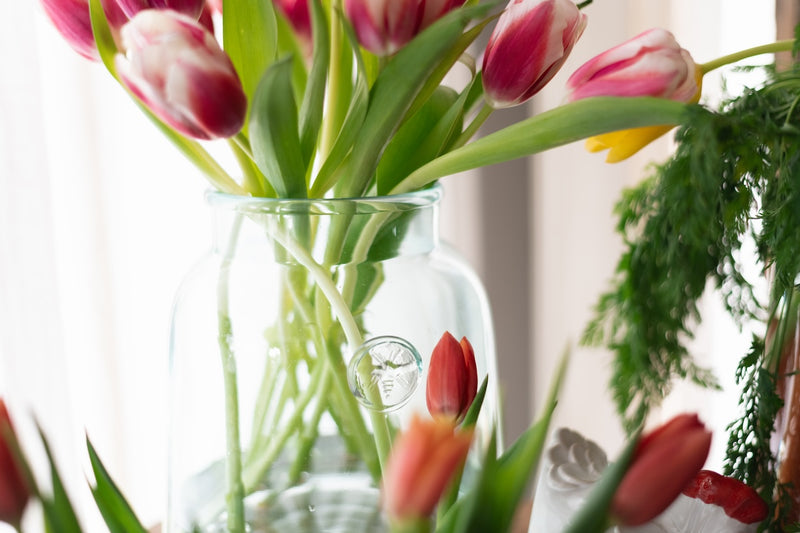 French Bee Mason Jar Vase