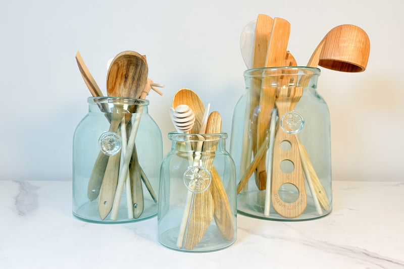 French Bee Mason Jar Vase