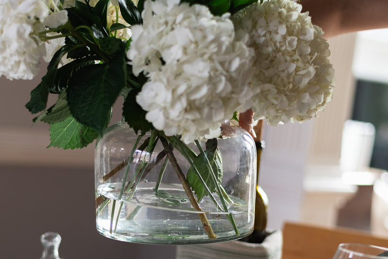 Clear Bloom Flower Vase