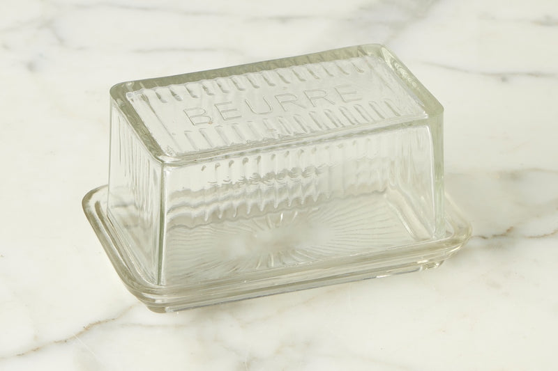 Bistro Glass Butter Dish