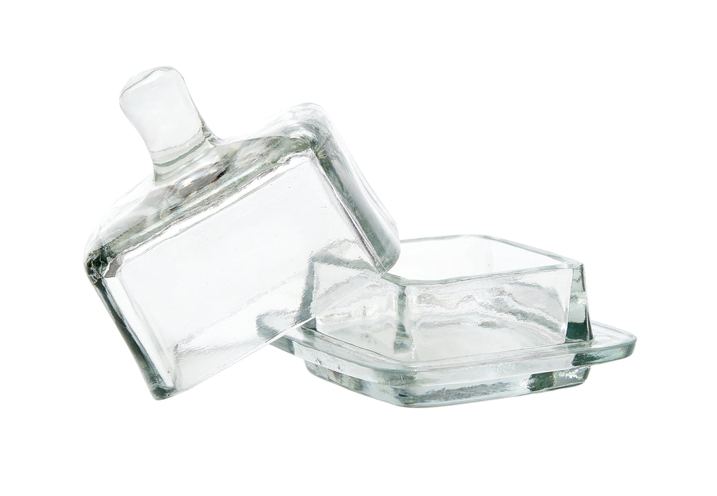 Bistro Glass Jam Jar, Square