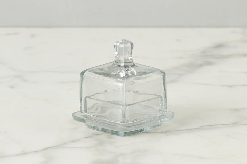 Bistro Glass Jam Jar, Square