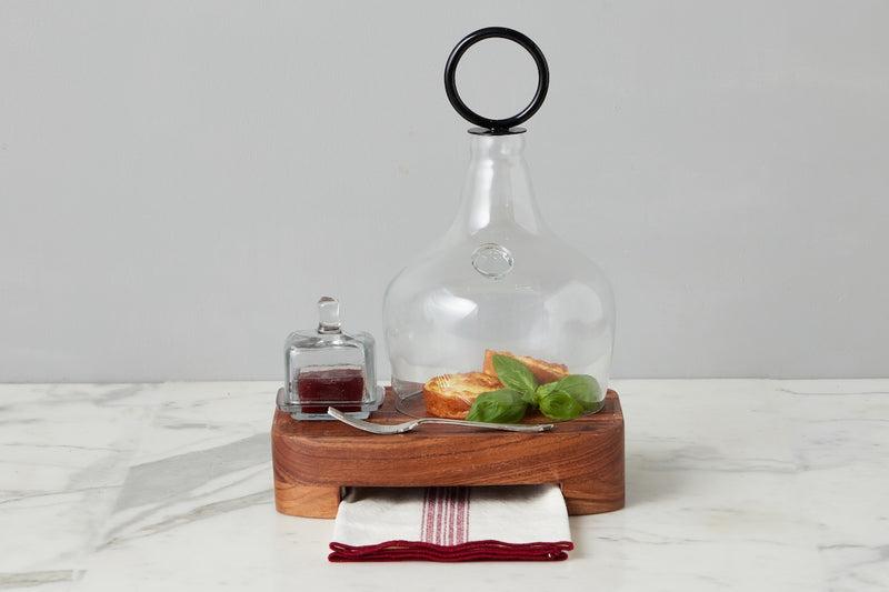 Bistro Glass Jam Jar, Square