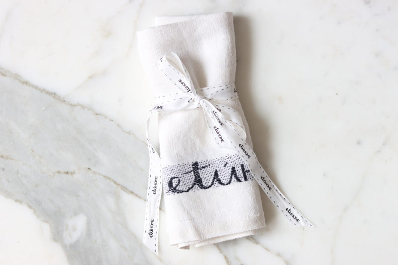etúHOME White Tea Towel