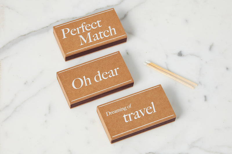 Oversized Matches, Dreaming Of Travel