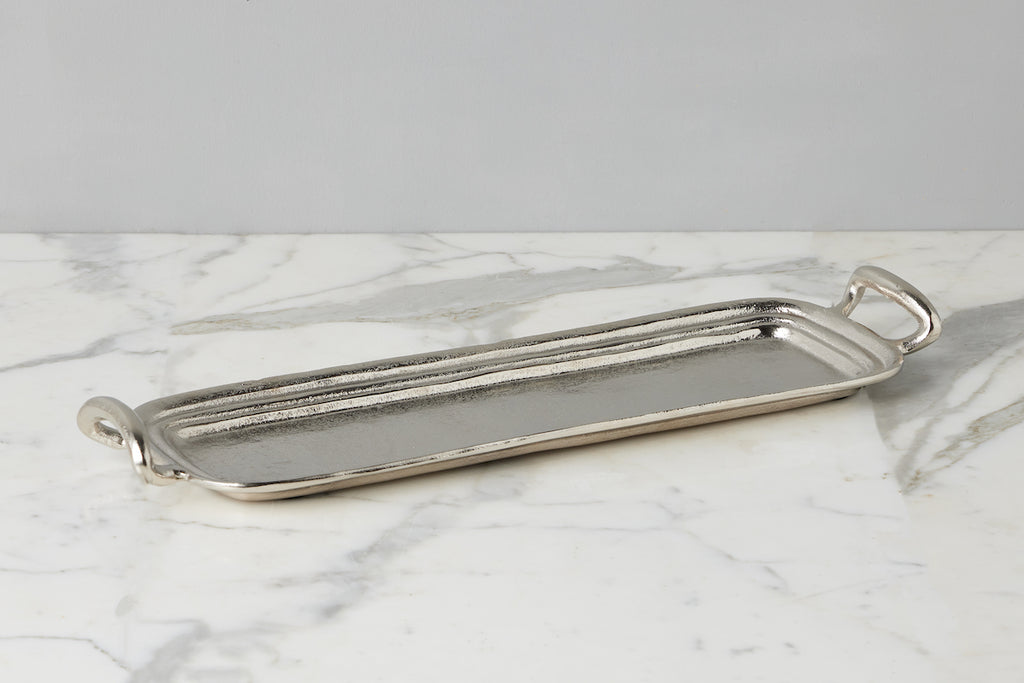 Vintage Metal Hotel Tray Rectangle