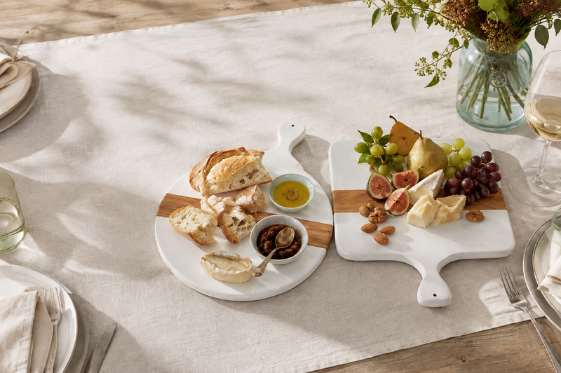 Mod Cheese Board, Small Rectangle, White
