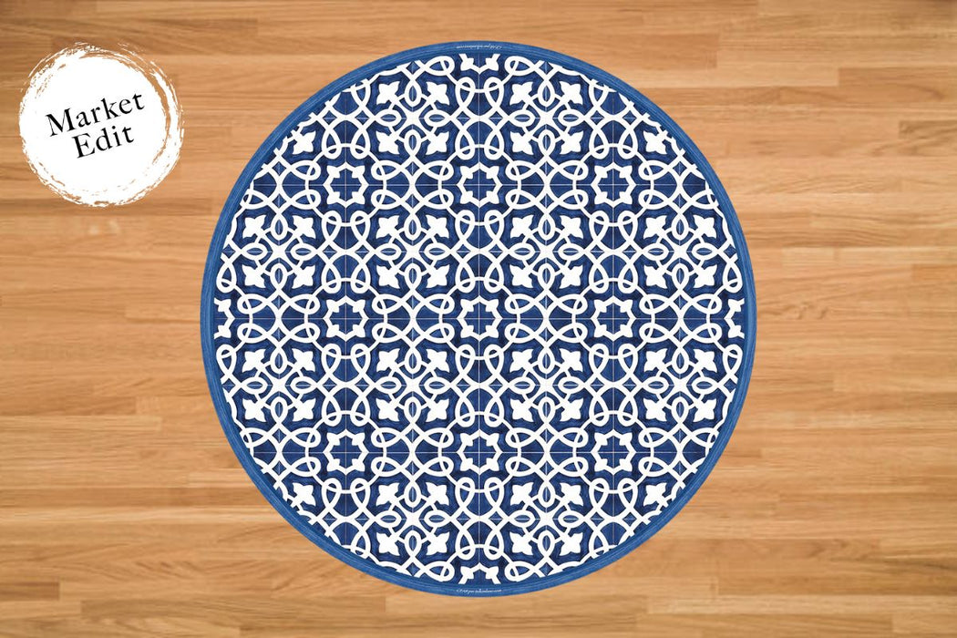 Ortigia B Italian Round Rug