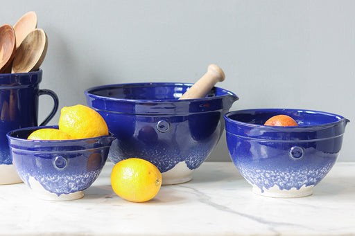 Blue Handthrown Mixing Bowl — etúHOME