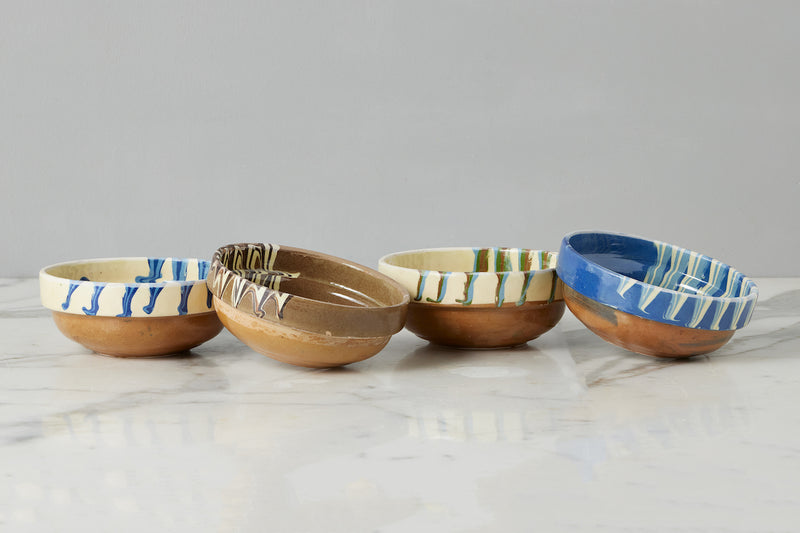 Found Decorative Terracotta Bowl, Assorted