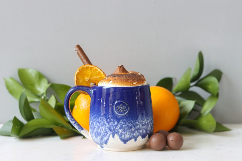 Blue Handthrown Mug