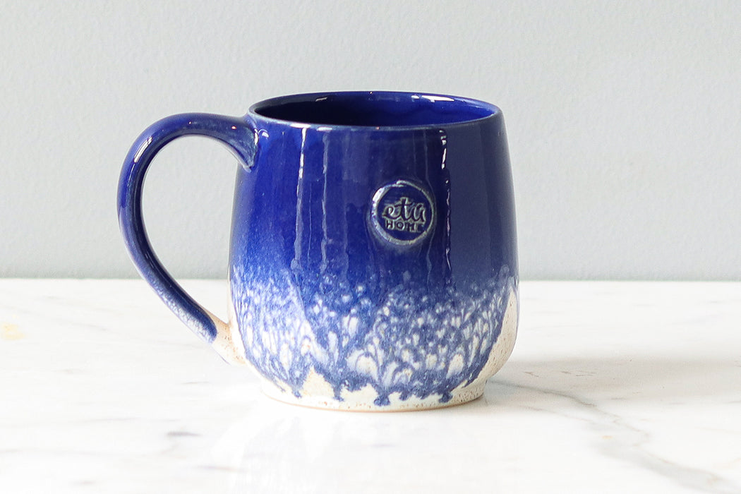 Blue Handthrown Mug