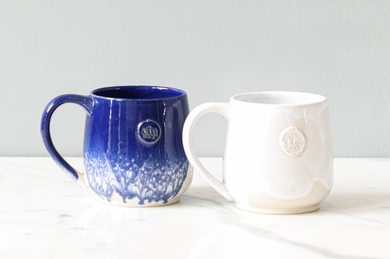Blue Handthrown Mug