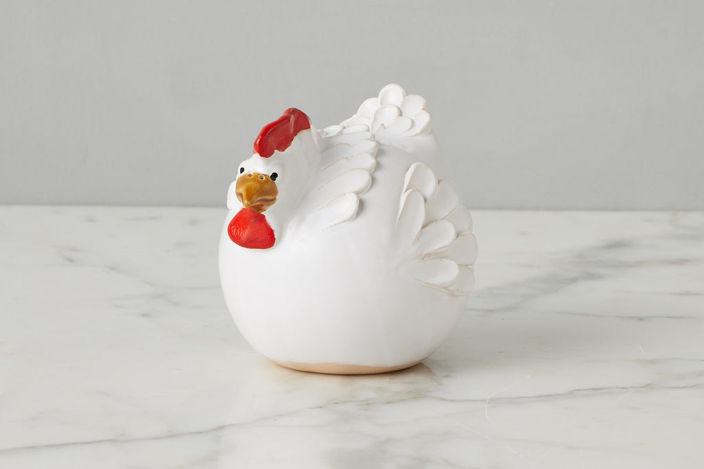 Ceramic Country French Hen Small