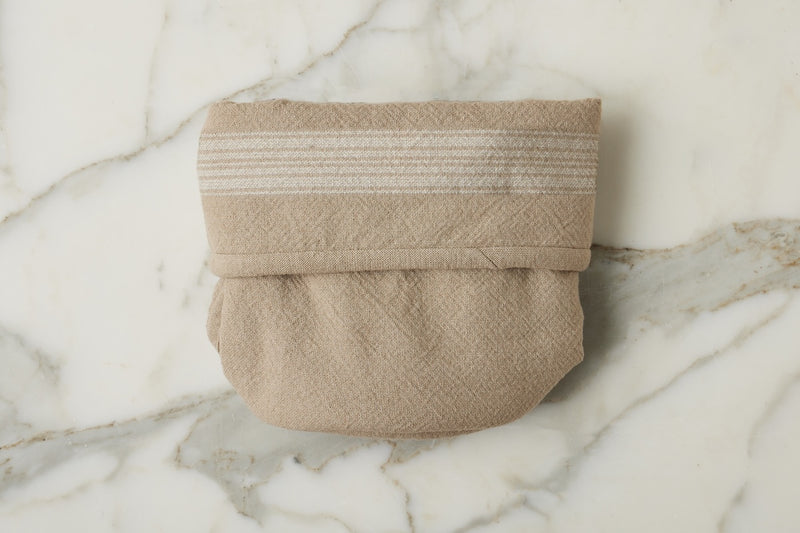 Bistro Bag, Vintage White Stripe, Set of 2