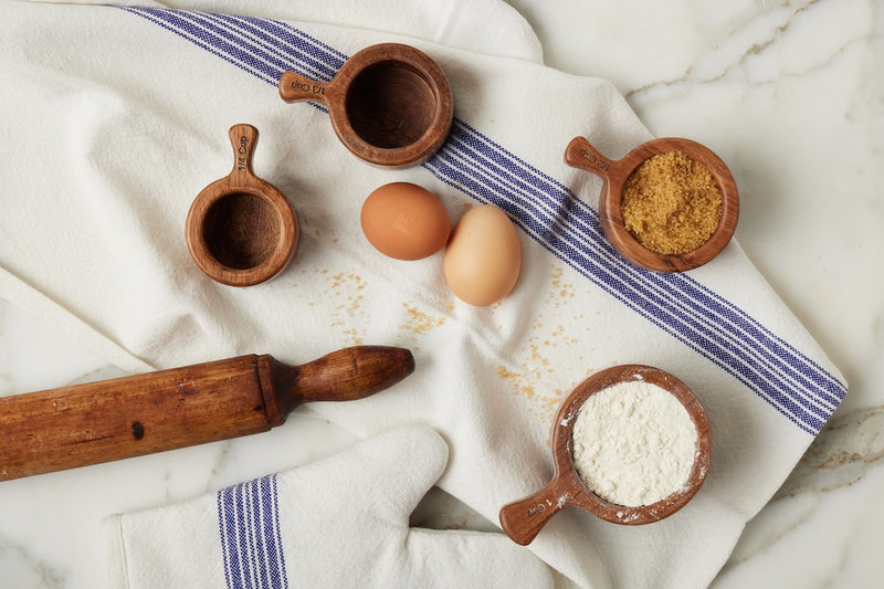 Table Runner, Vintage Navy Blue Stripe