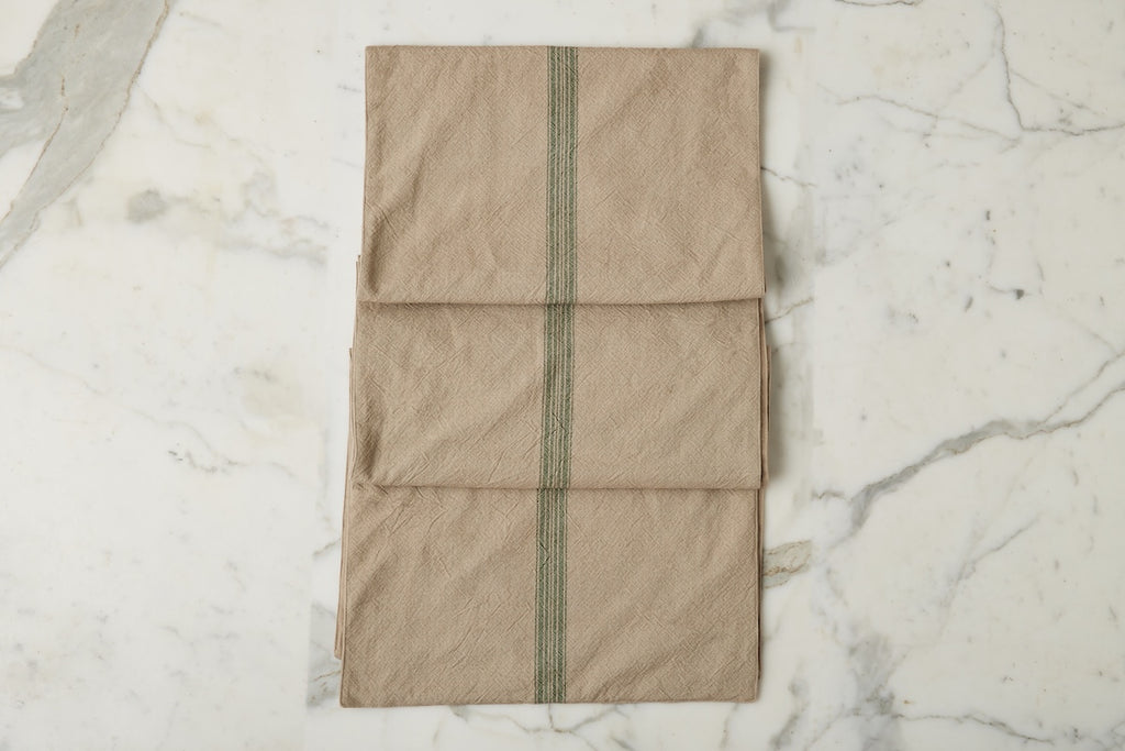 Table Runner Vintage Spruce Stripe