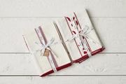 QMN113UR9 etuhome Dinner Napkins Merlot Red Tulip Set of 4
