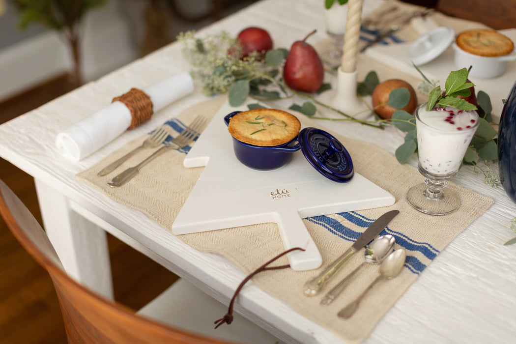 White Mod Tree Charcuterie Board, Small