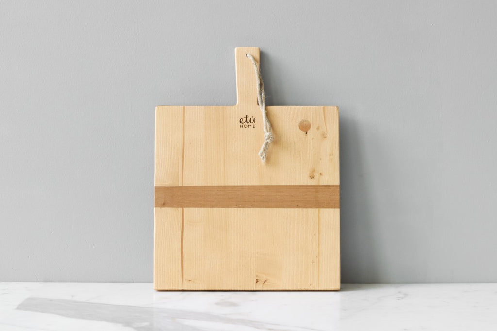 Square Pine Charcuterie Board Small