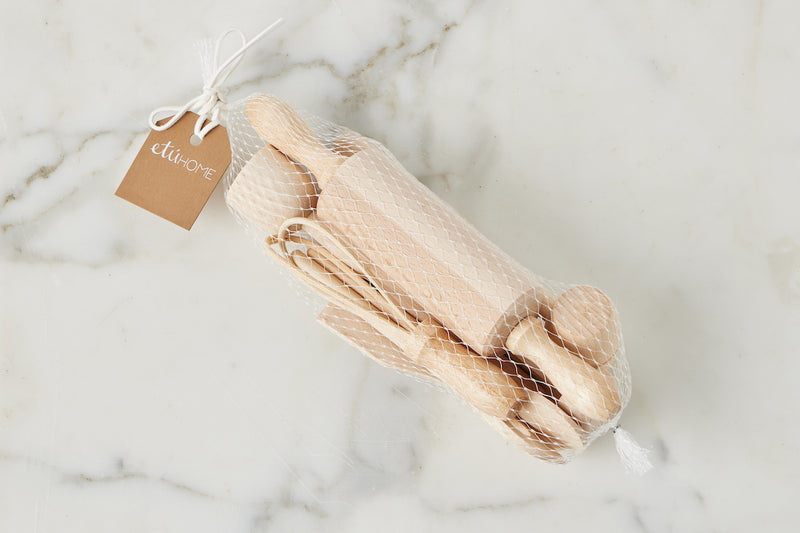 Children’s French Cooking Set, Beechwood