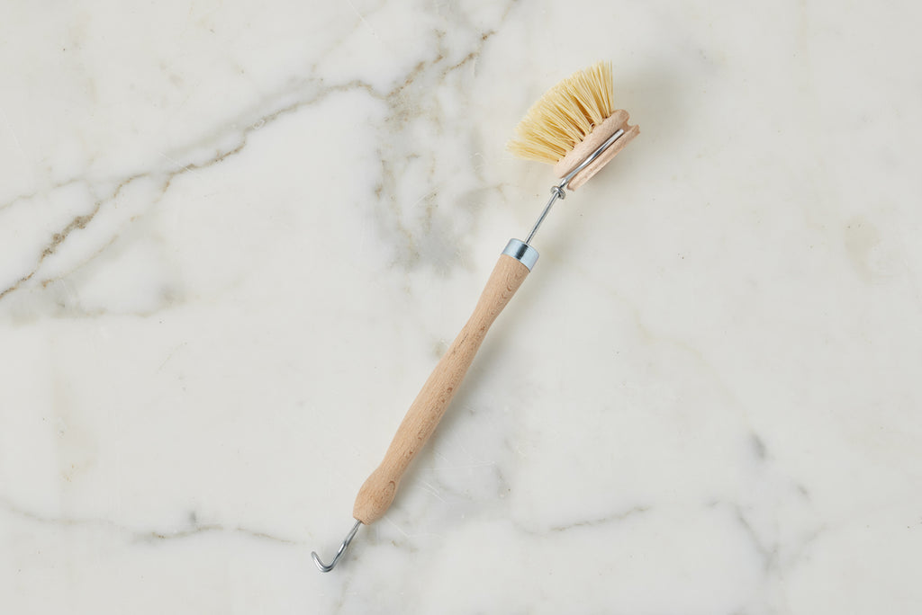 Euro Wood Handled Dish Brush