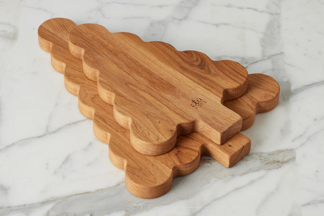 Scalloped Tree Cutting Board, Small