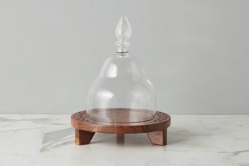 Glass Teardrop Cloche