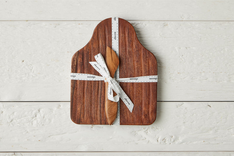 RMN218EN4 etuhome Medium Tasting Board with Spreader Natural