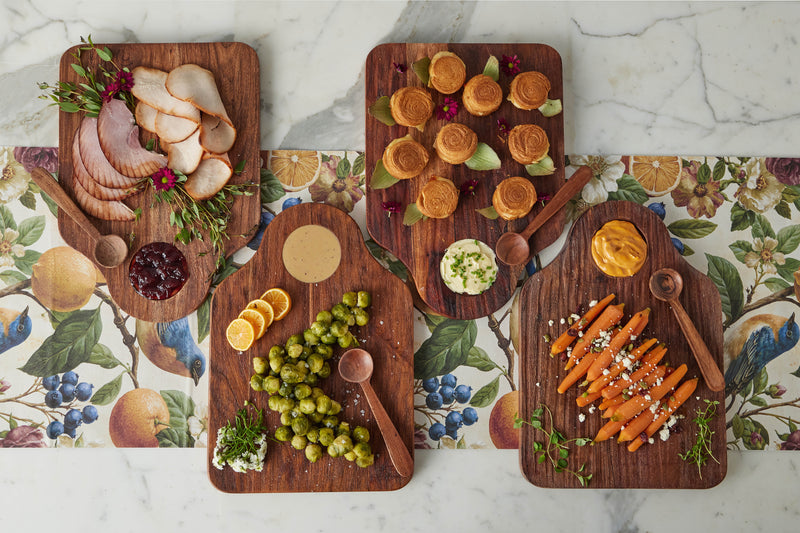Gathering Dipping Board with Well, Natural