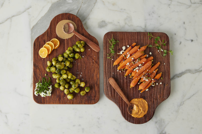 Gathering Dipping Board with Well, Natural
