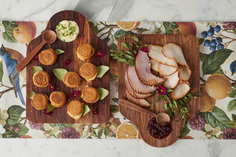 Gathering Dipping Board with Well, Natural
