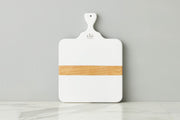 Mod Cheese Board, Small Rectangle, White