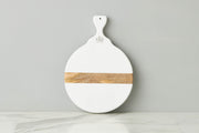 Mod Cheese Board, Small Round, White