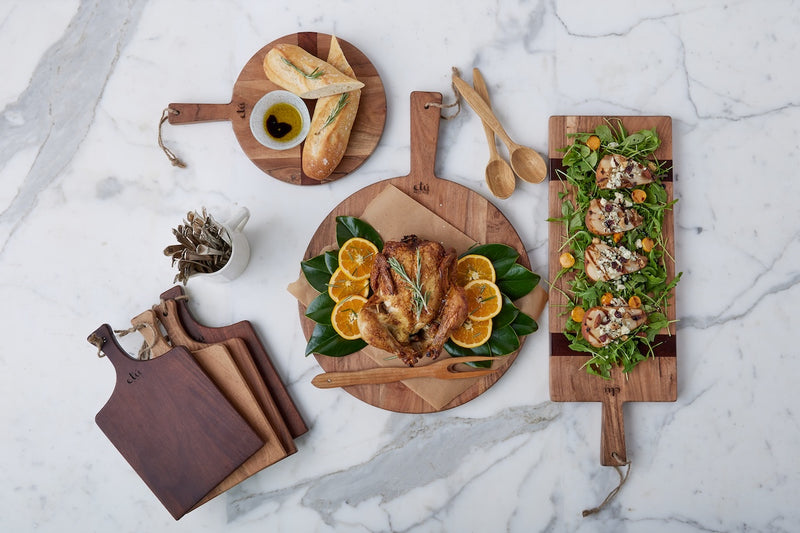 Charcuterie Cheese Board, Small Rectangle, Natural