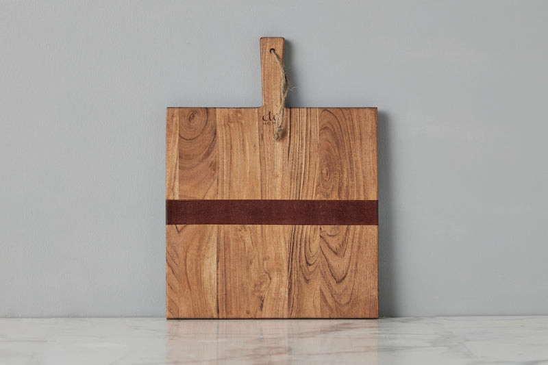 Charcuterie Cheese Board, Extra Small Rectangle, Natural