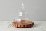 Scalloped Trivet Riser, Large Round, Natural