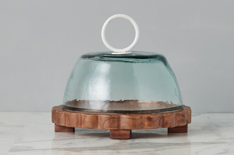 Scalloped Trivet Riser, Large Round, Natural