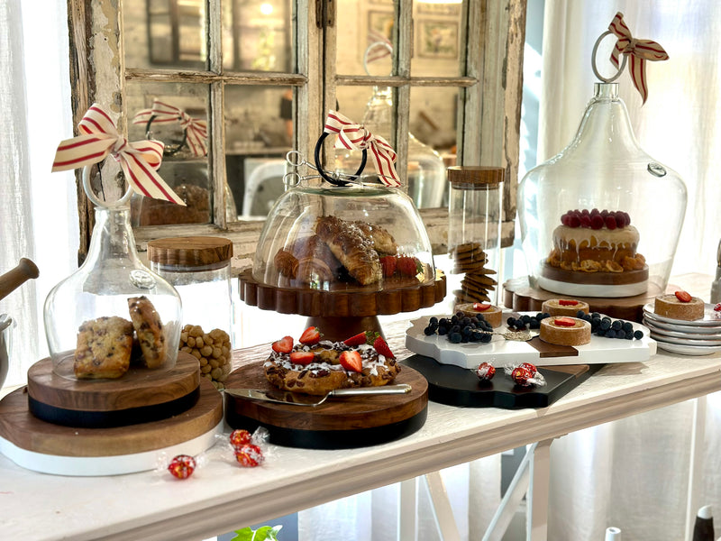 Scalloped Trivet Riser, Large Round, Natural