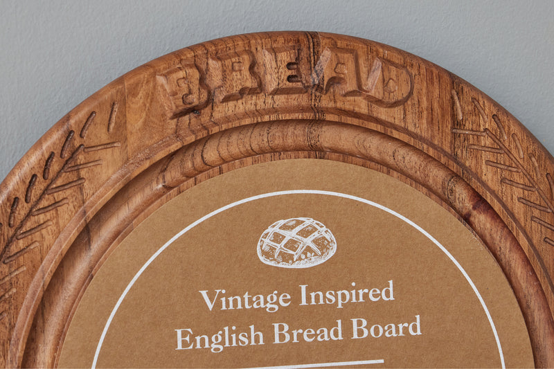 RMN605AN2 etuhome Vintage English Bread Board Bread Small Natural