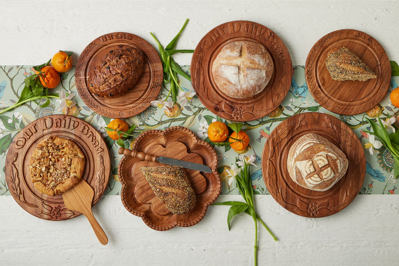 RMN605EN1 etuhome Vintage English Bread Board Medium Round