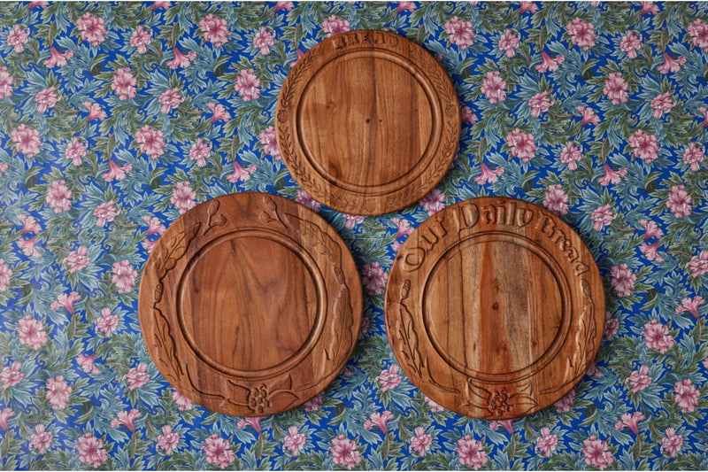 RMN605EN1 etuhome Vintage English Bread Board Medium Round