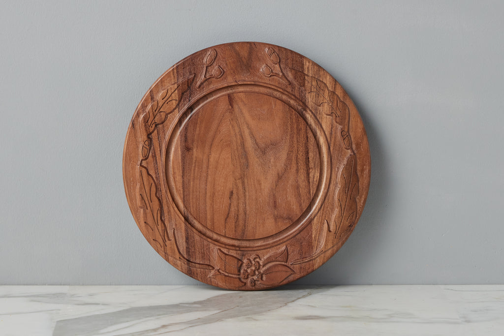 Vintage English Bread Board Medium Round